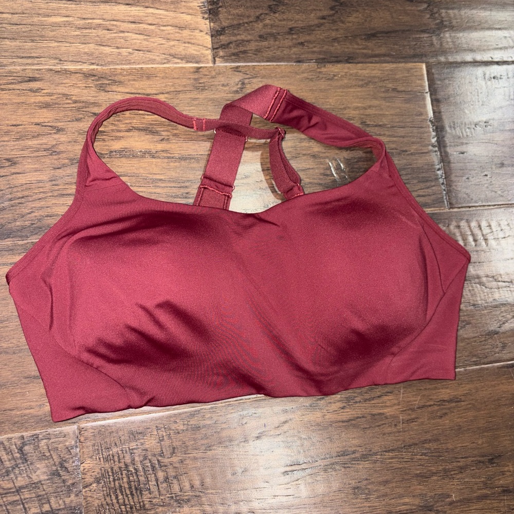 Women's Burgundy Sports Bra